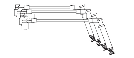 CABLE BUJIAS CHEV ASTRA/CORSA 1.6 8V MPFI