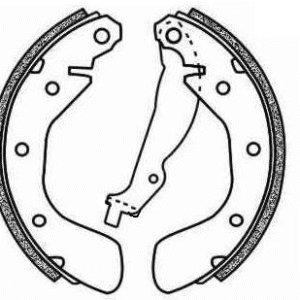 ZAPATAS FRENO CHEV AVEO MED:200X37 (813/0)