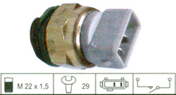 BULBO ELECTROVENTILADOR FORD ESCORT/VW GOL-POINTER 92°-81° EV99