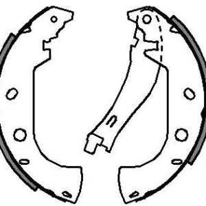ZAPATAS FRENO FIAT DOBLO/QUBO/STRADA  MED:229X46