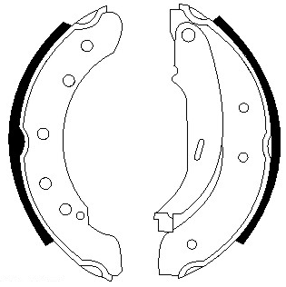 ZAPATAS DE FRENO PEUGEOT P-207/LAGUNA/CRONOS MED:203X37 914/0